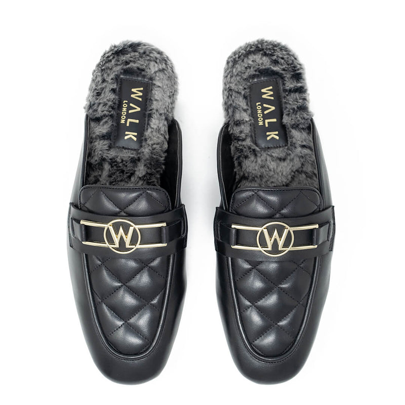 Woody Quilted Mule Loafer