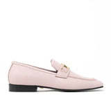 Walk London Woody Trim Loafer in Pink Leather